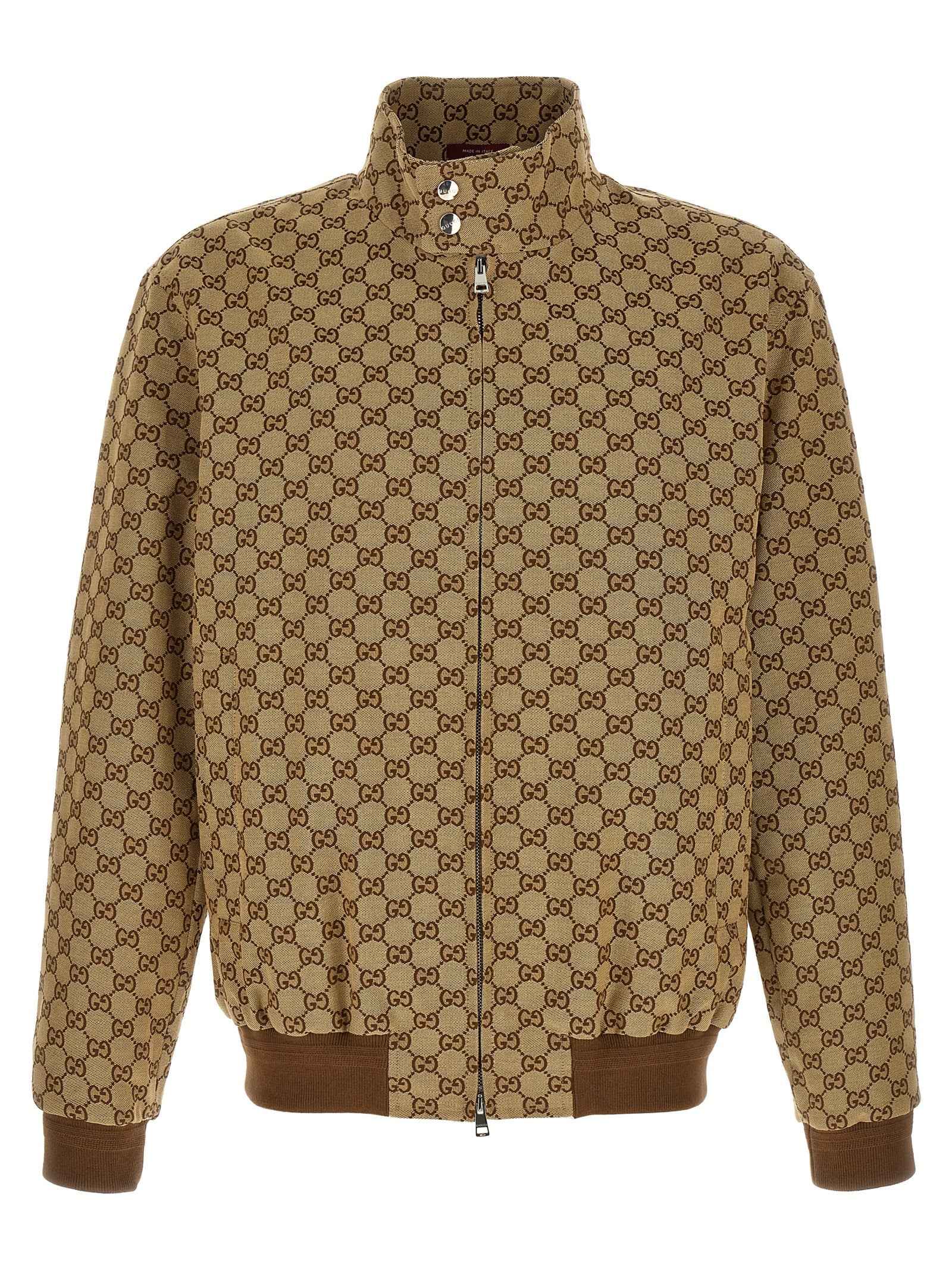 Gucci Beige Cotton Bomber