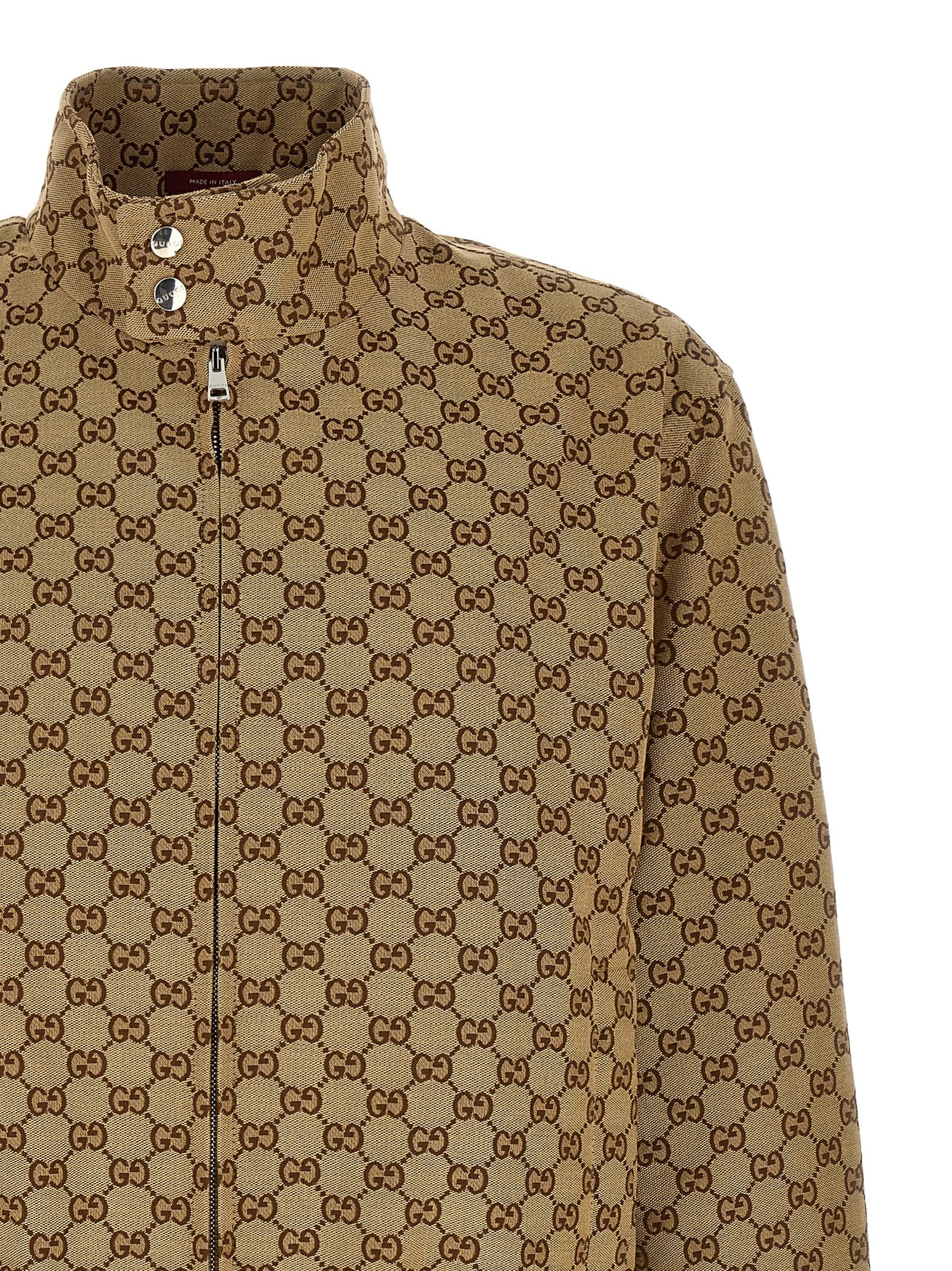 Gucci Beige Cotton Bomber