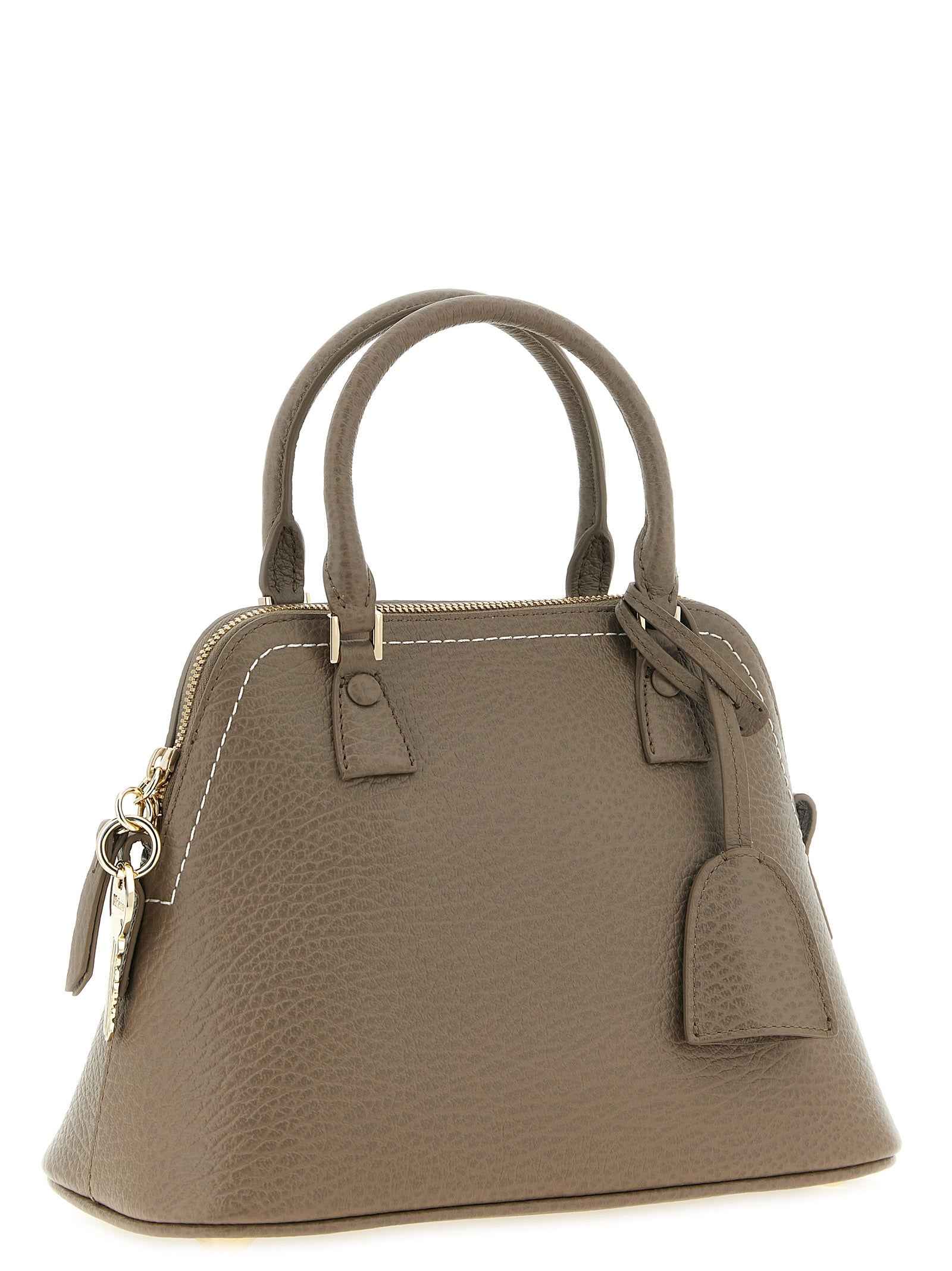 Maison Margiela Gray Calfskin Shoulder Bag