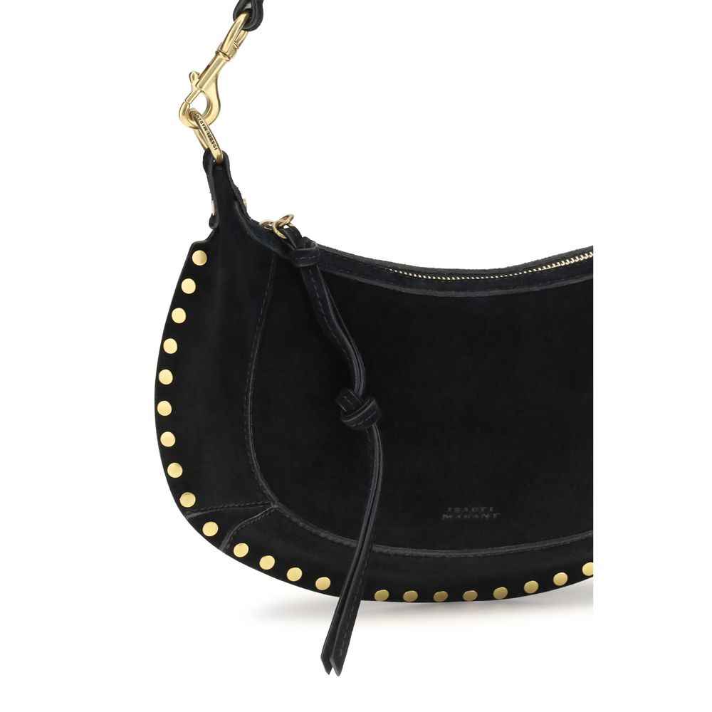 Isabel Marant Black Calf Leather Bos Taurus Shoulder Bag