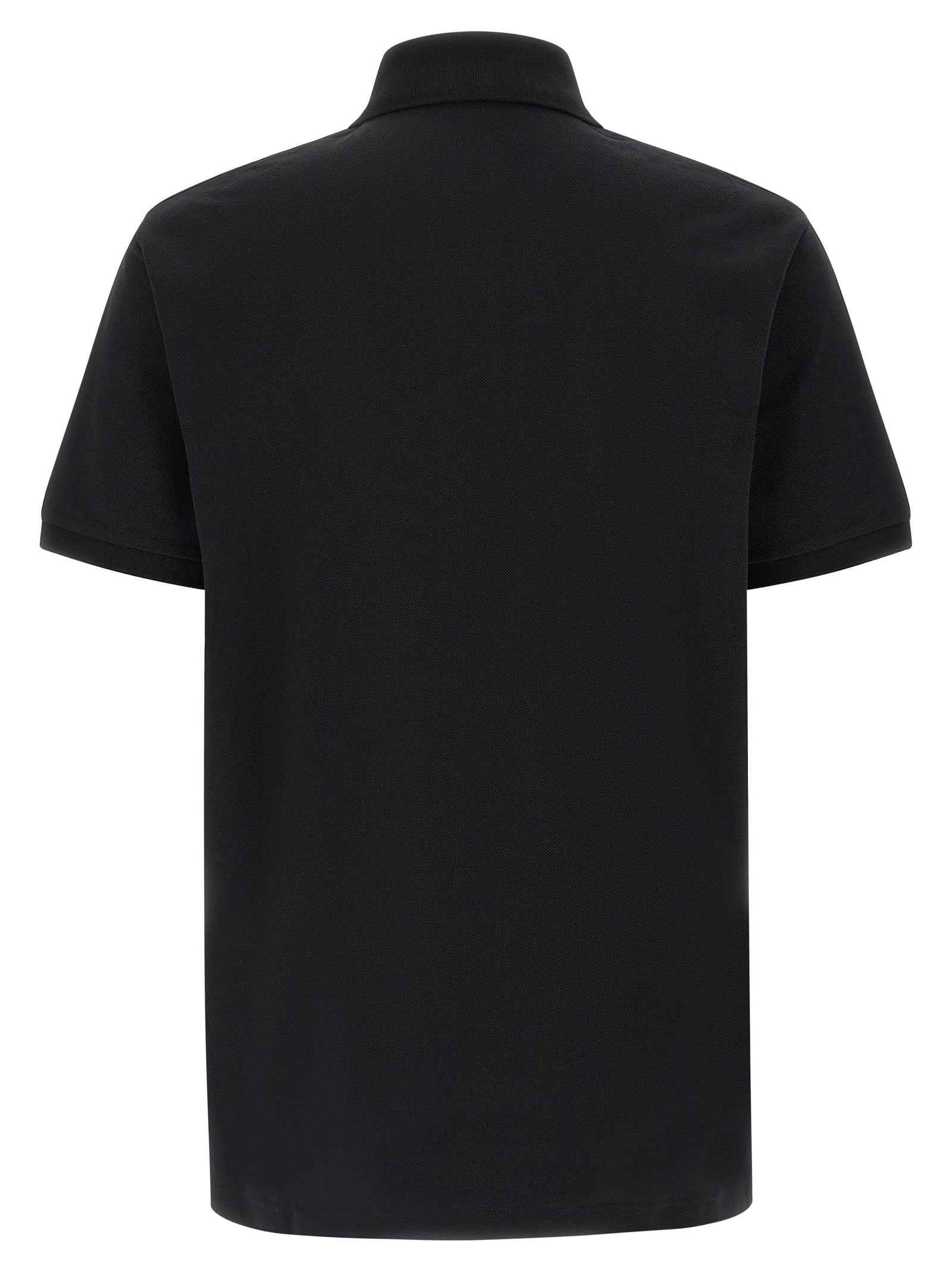 Gucci Black Cotton Polo Shirt