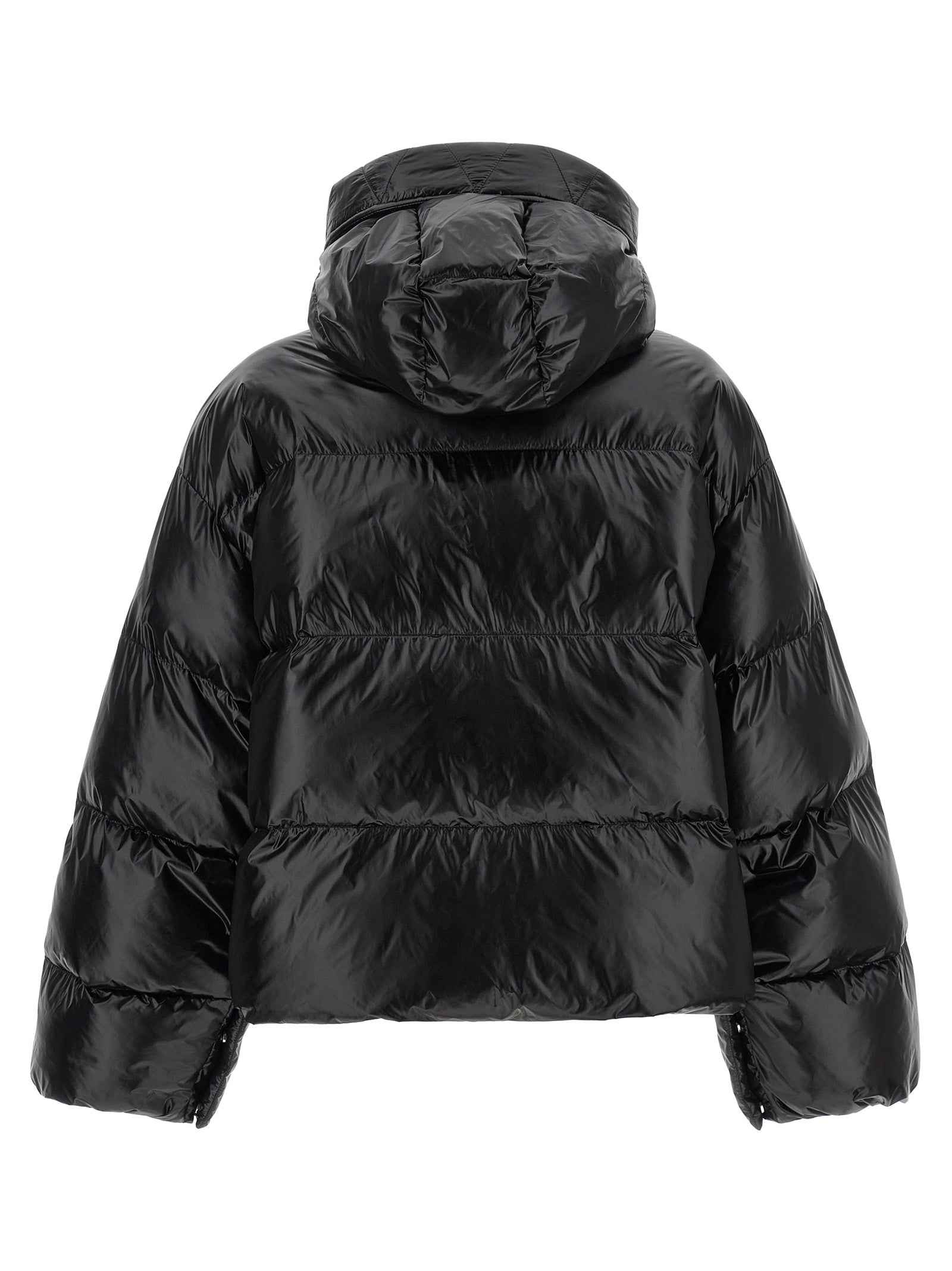 PINKO Black Polyamide Shell Jacket