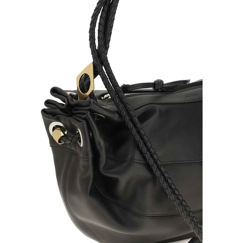 Isabel Marant Black Lamb Ovis Aries Aries Shoulder Bag