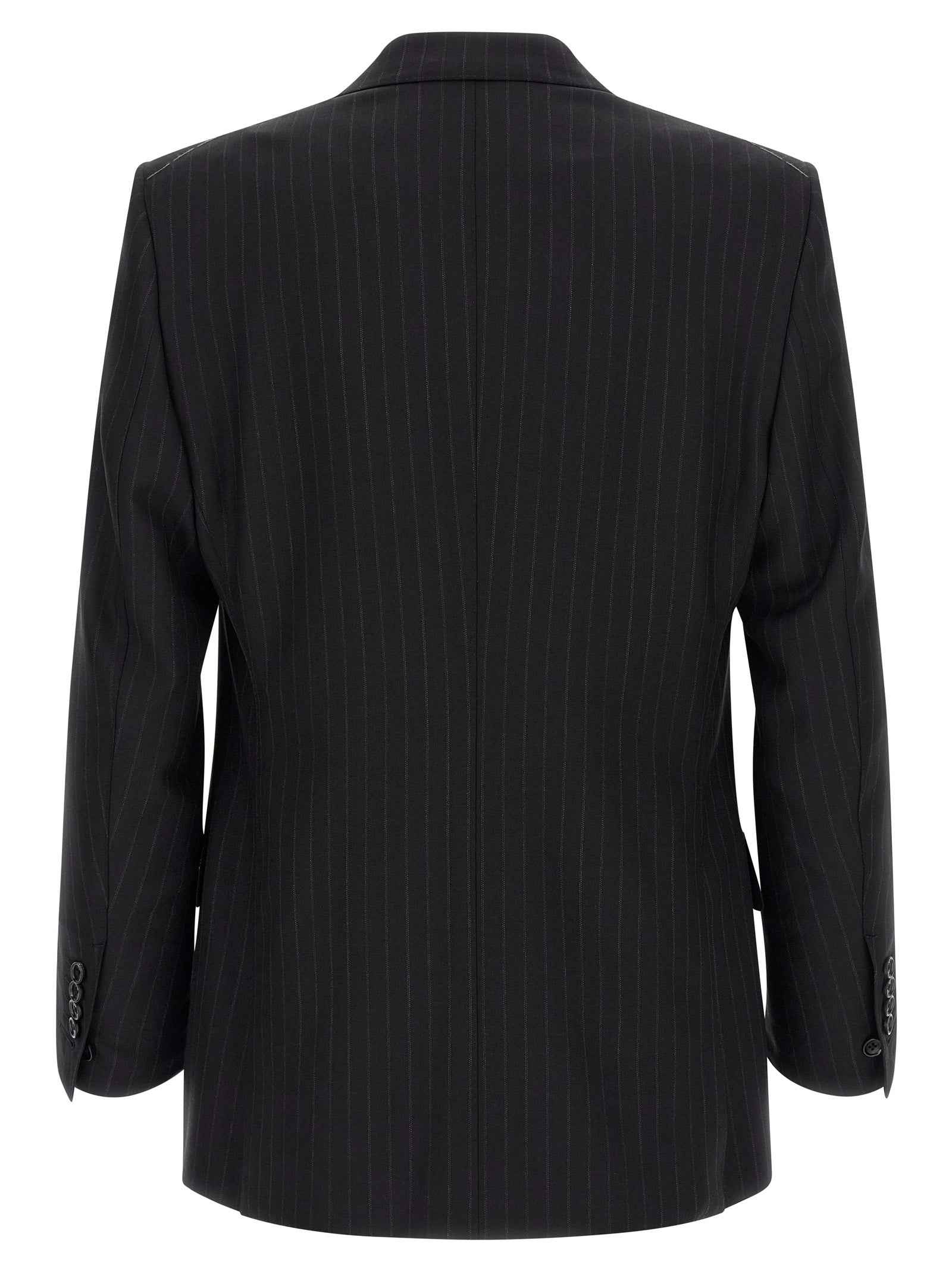 Tom Ford Black Wool Two-Piece Suit