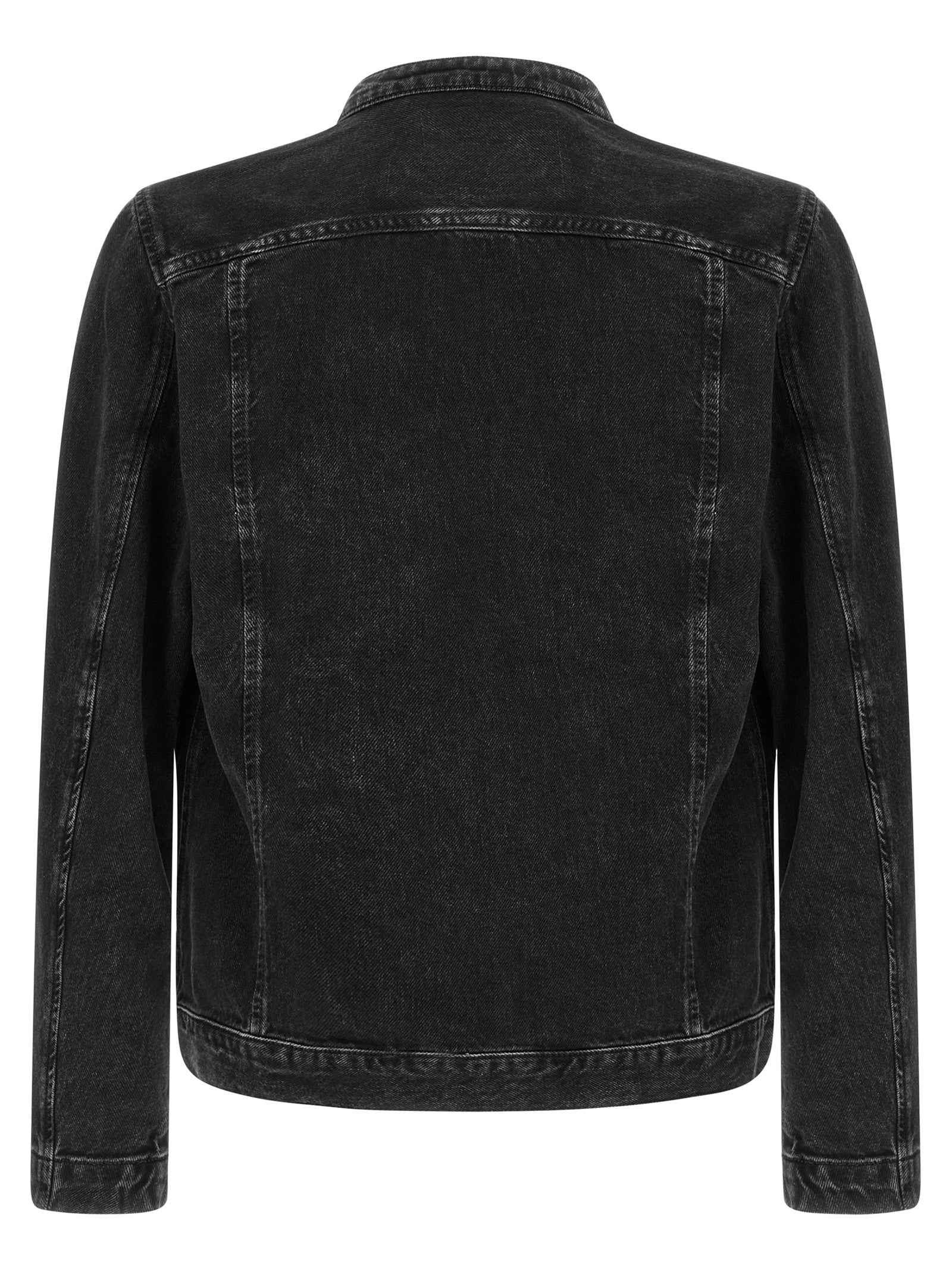 Diesel Black Cotton Denim Jacket