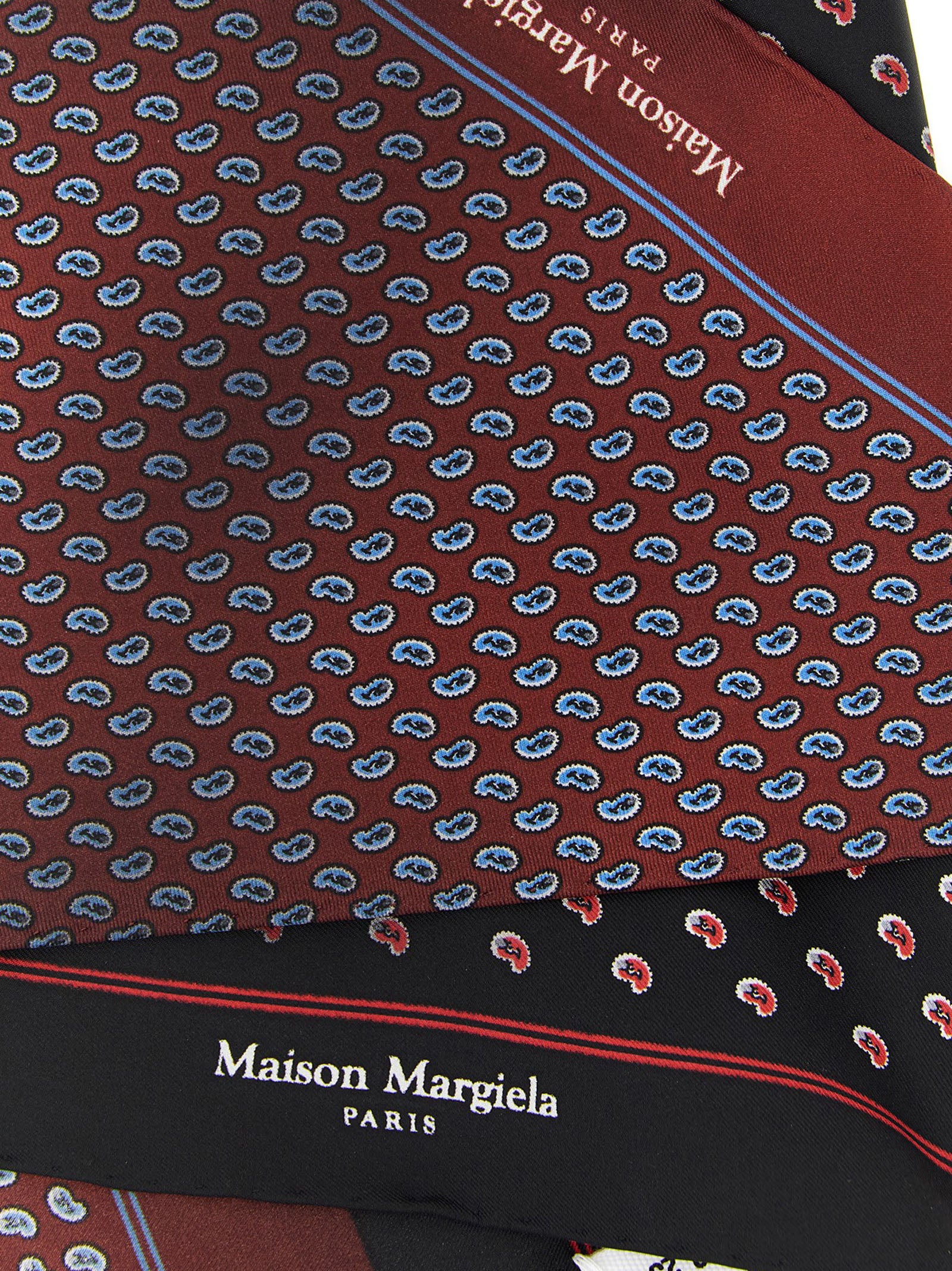 Maison Margiela Multicolor Silk Scarf