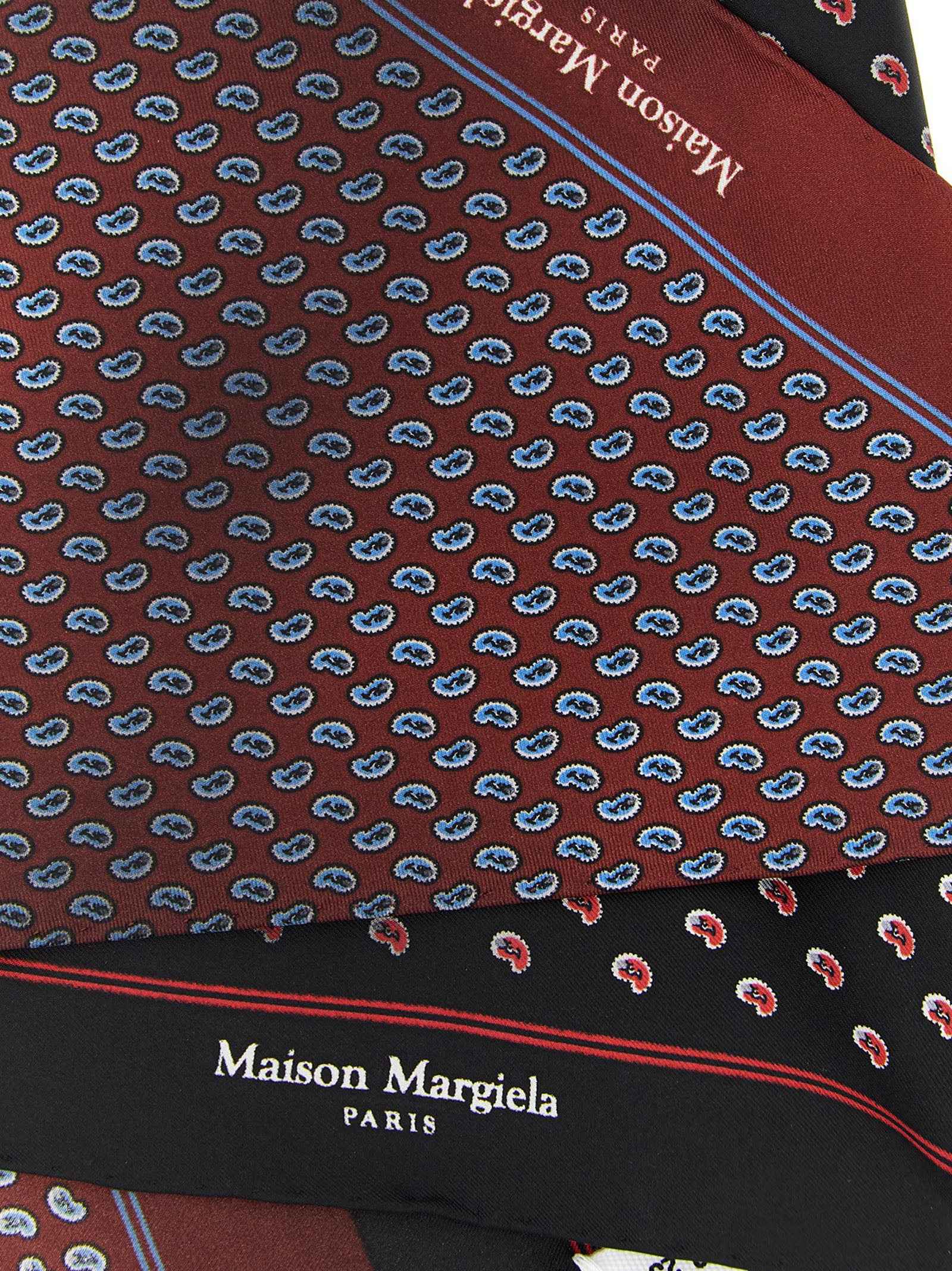 Maison Margiela Multicolor Silk Scarf