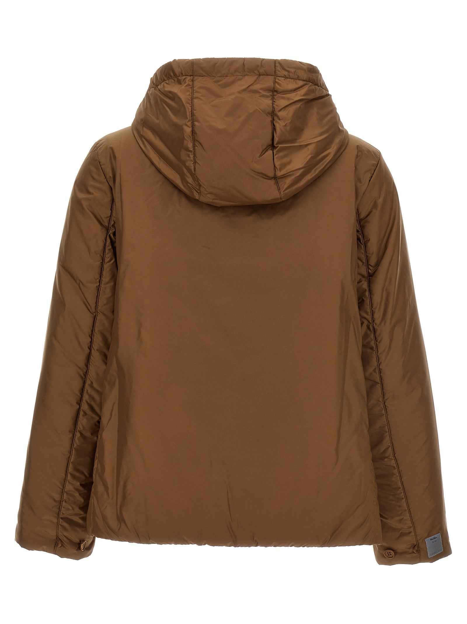Max Mara Brown Polyester Shell Jacket