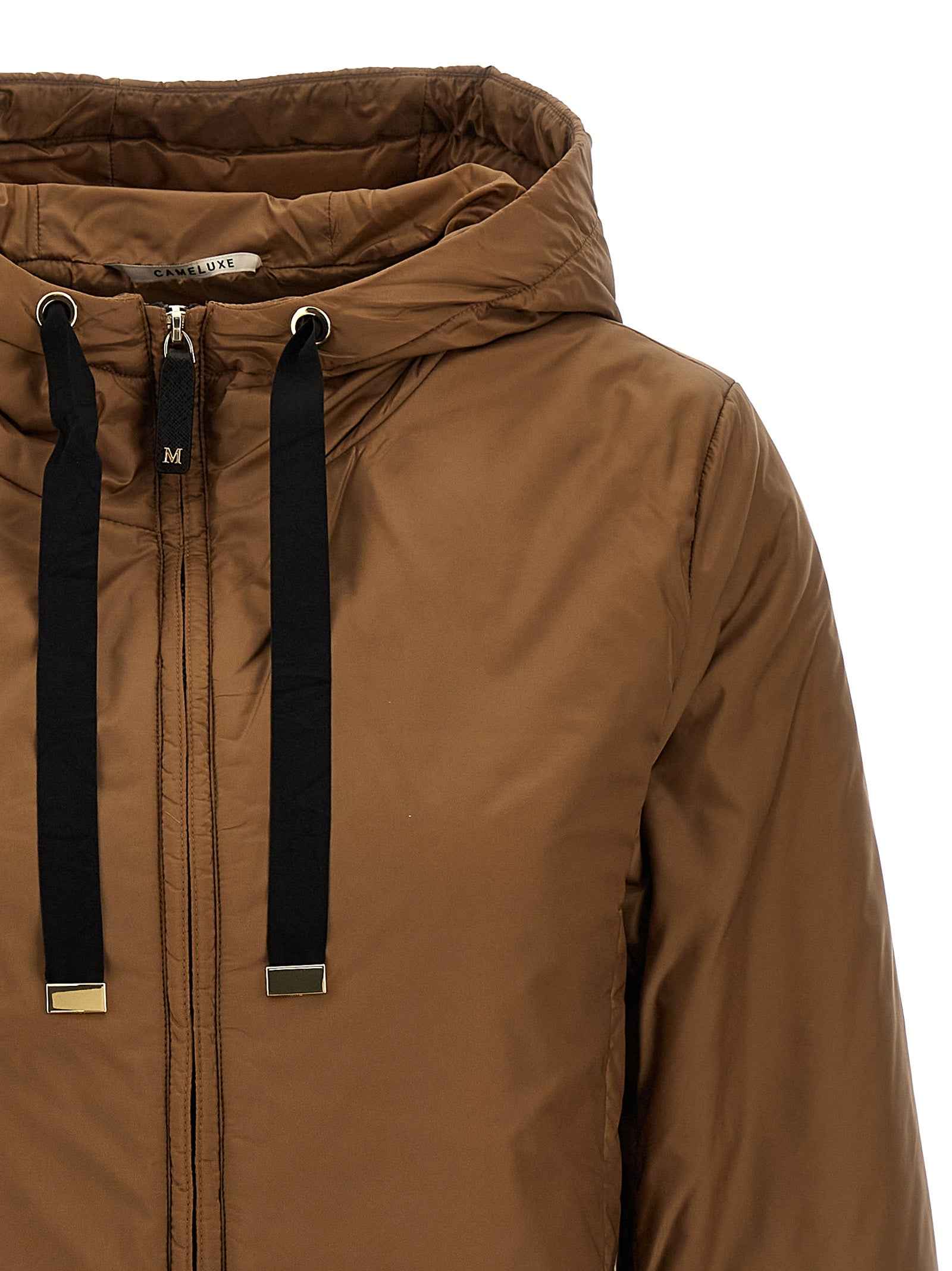 Max Mara Brown Polyester Shell Jacket