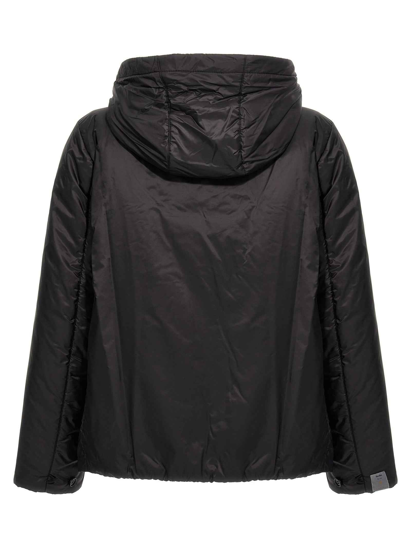 Max Mara Black Polyester Shell Jacket