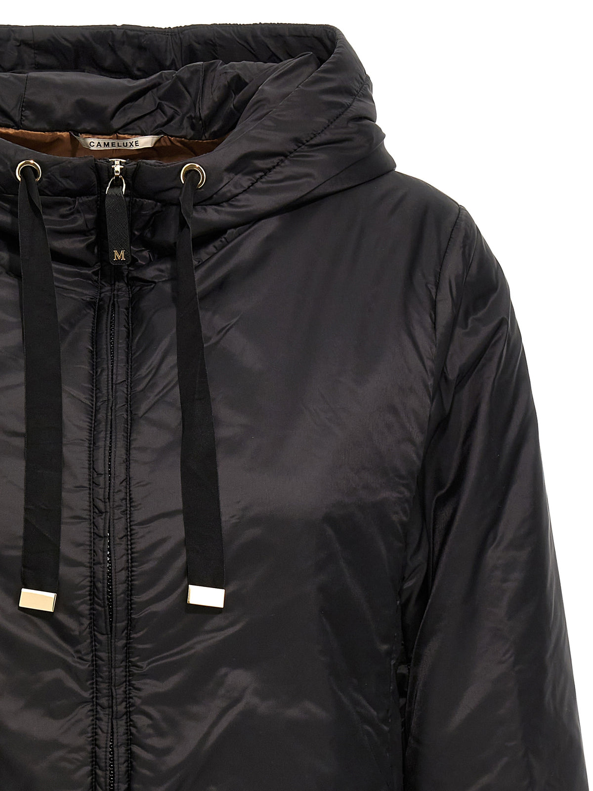Max Mara Black Polyester Shell Jacket