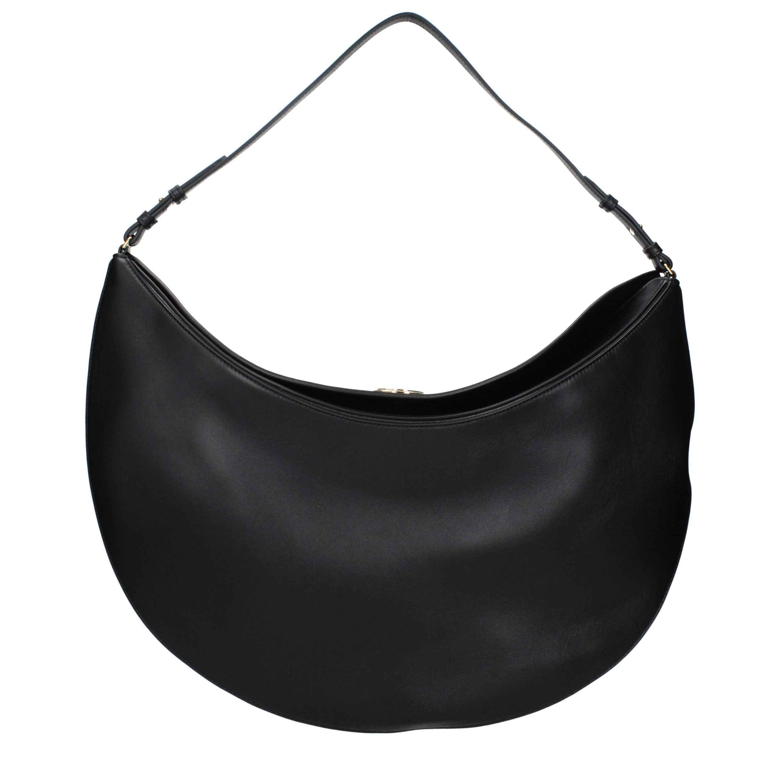 Jacquemus Black Leather Shoulder Bag