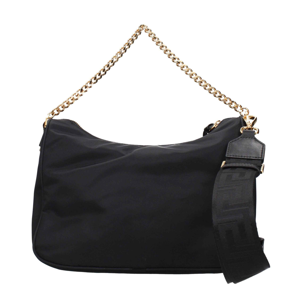 Versace Black Fabric Handbag