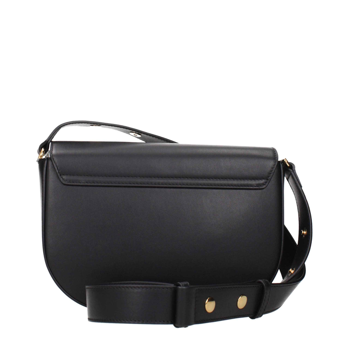 Versace Black Leather Crossbody Bag
