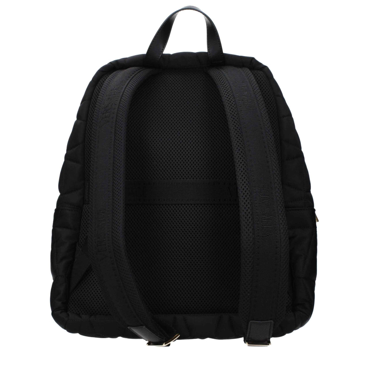 Versace Black Fabric Backpack