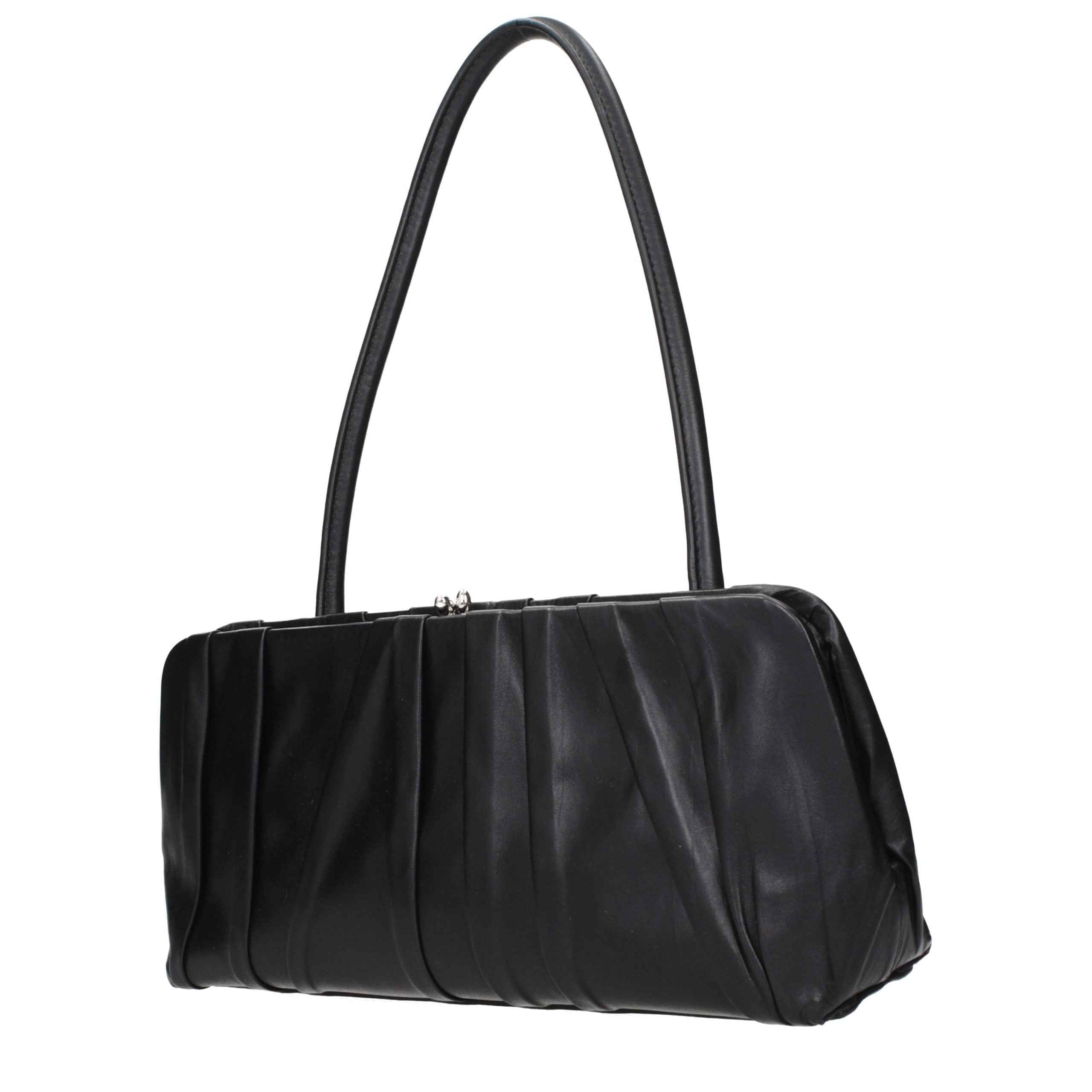 Jil Sander Black Leather Shoulder Bag