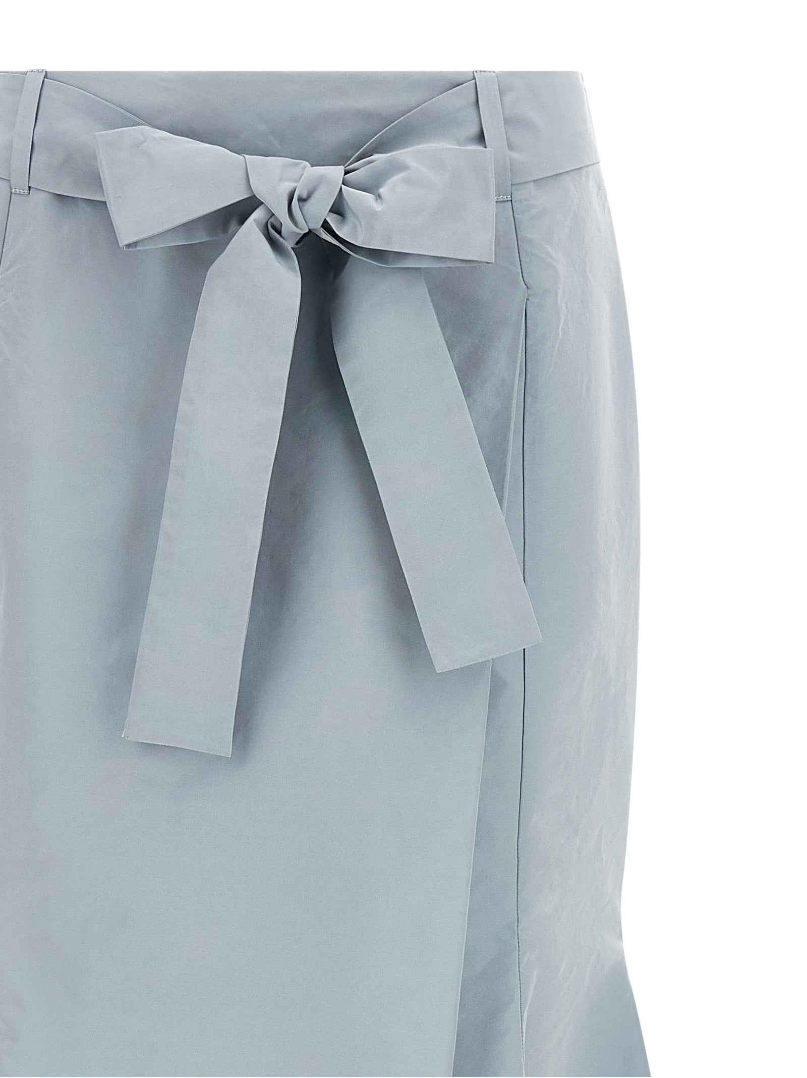 PINKO Blue Polyester Mini Skirt