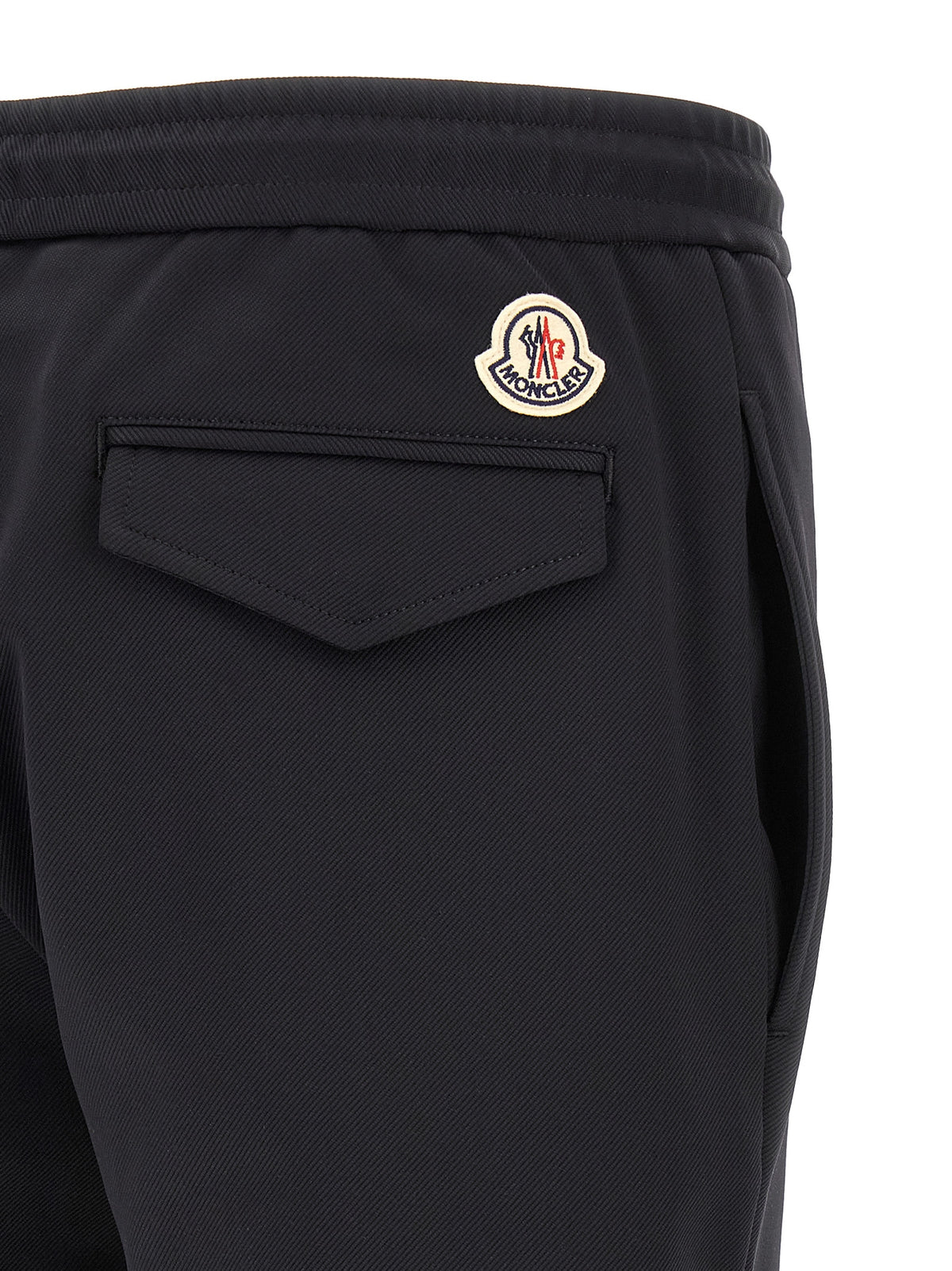 Moncler Black Polyamide Joggers (Workout Pants)