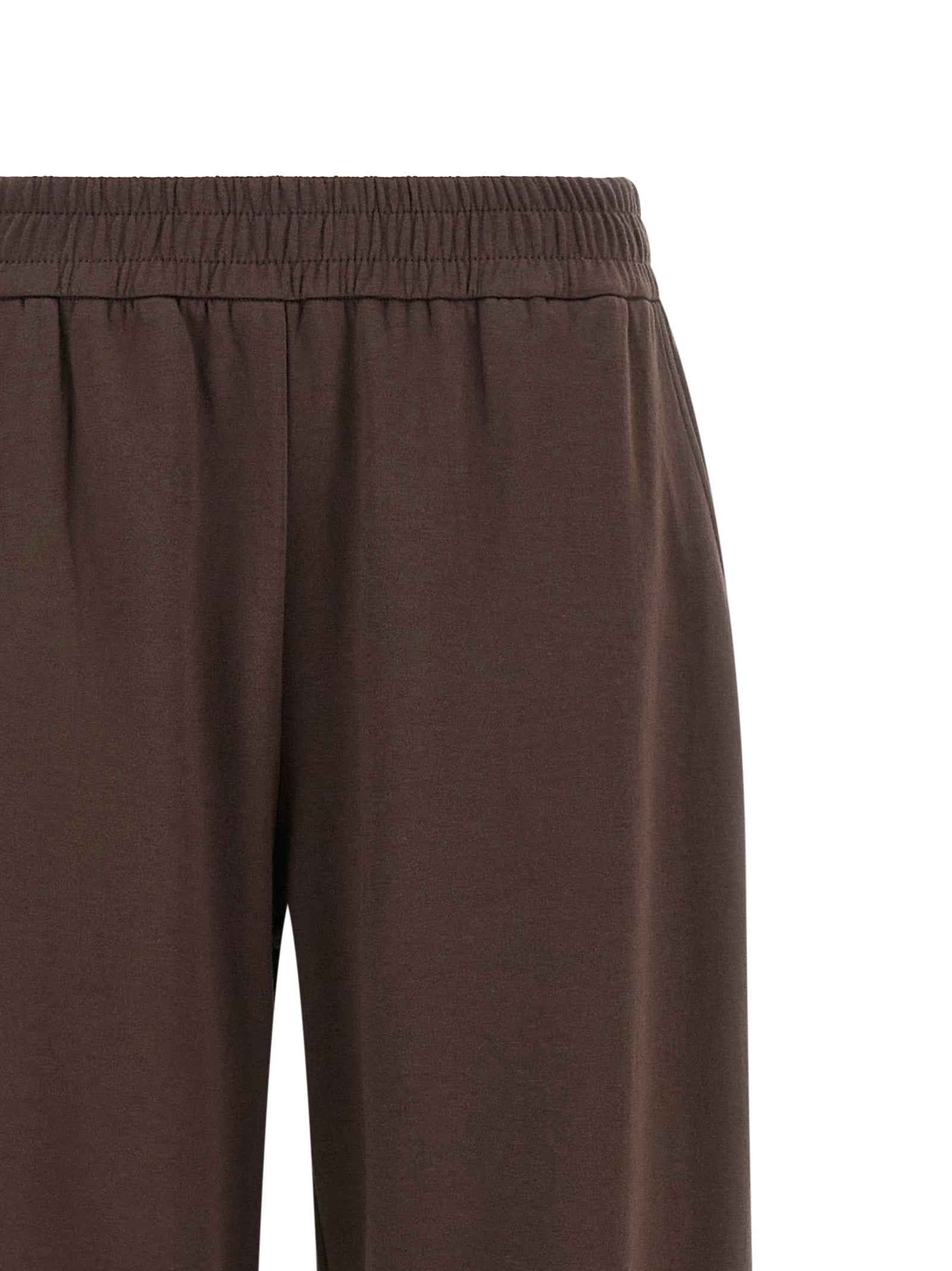 Moncler Brown Cotton Joggers (Workout Pants)