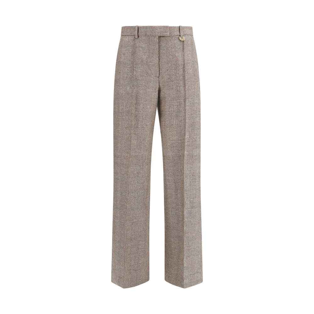 Burberry Beige Wool Oves Aries Dress Pants