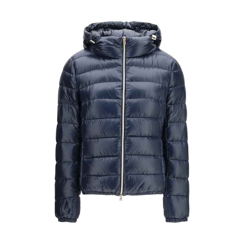 Herno Blue Polyamide Full-Length Jacket