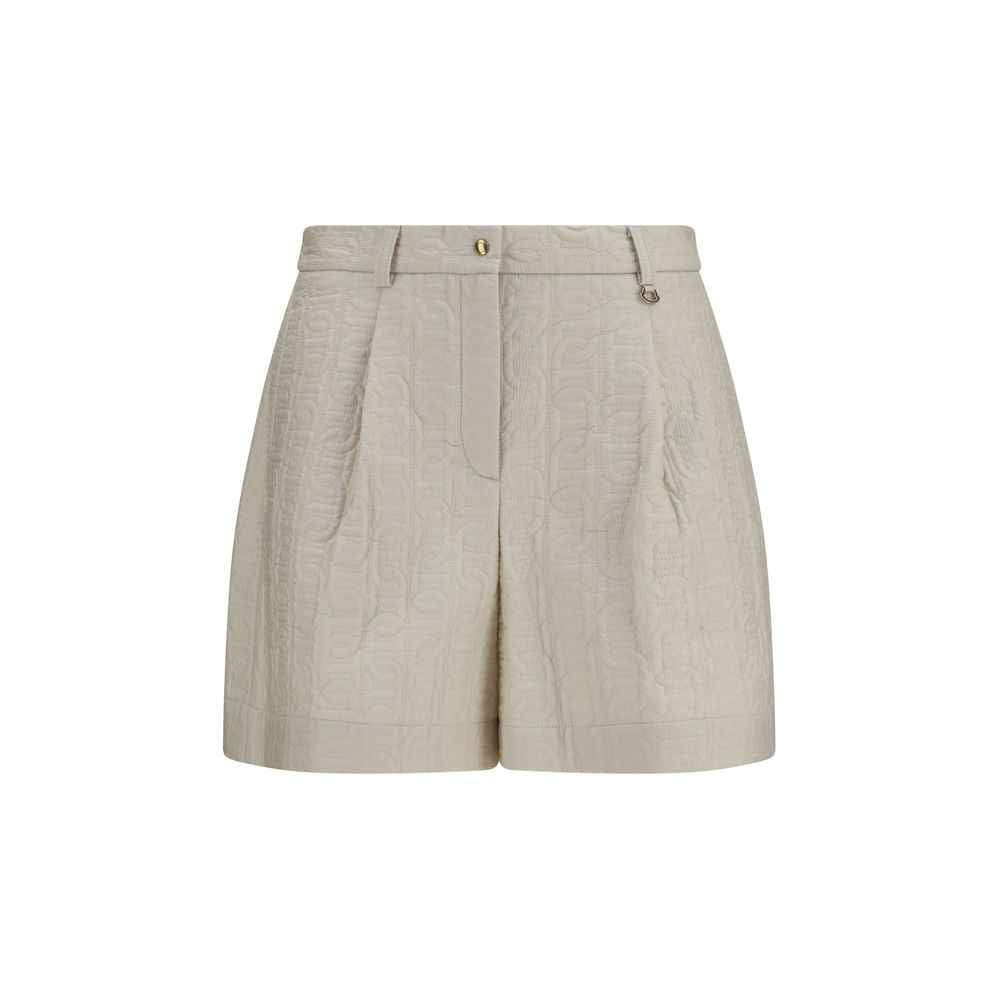Moncler Beige Polyamide Bermuda Shorts
