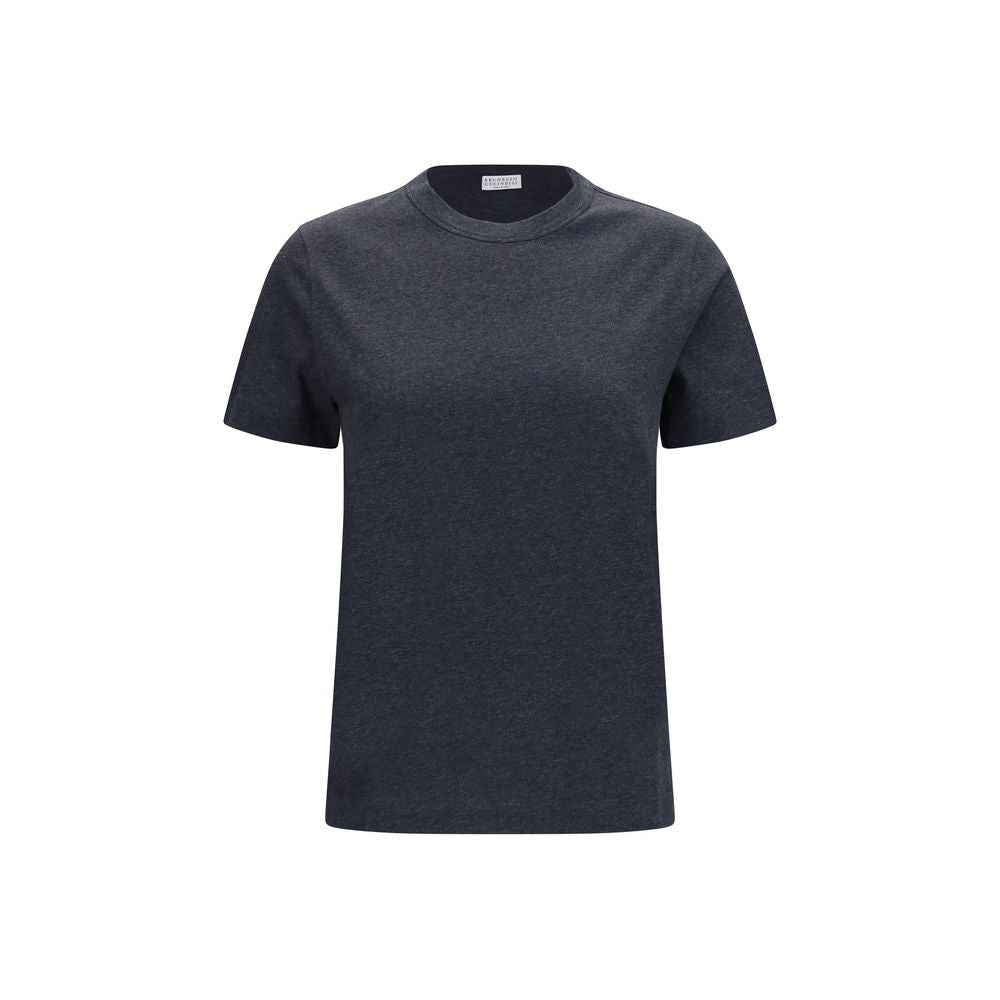 Brunello Cucinelli Gray Cotton T-Shirt