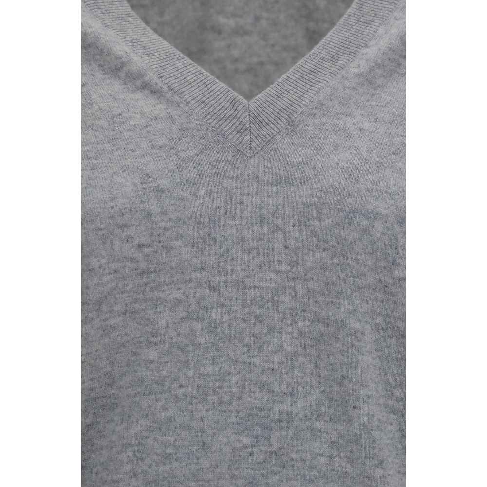 Brunello Cucinelli Gray Cashmere Sweater