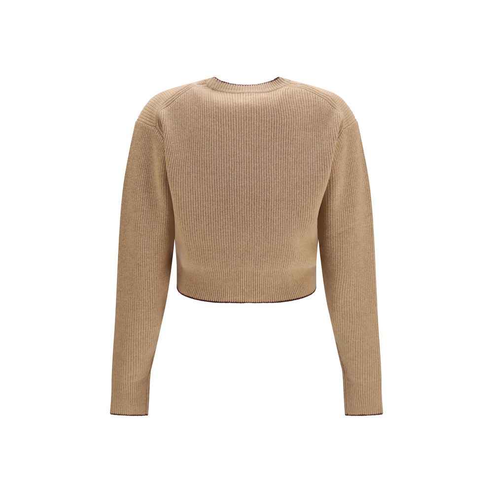 Chloé Beige Wool Oves Aries Sweatshirt