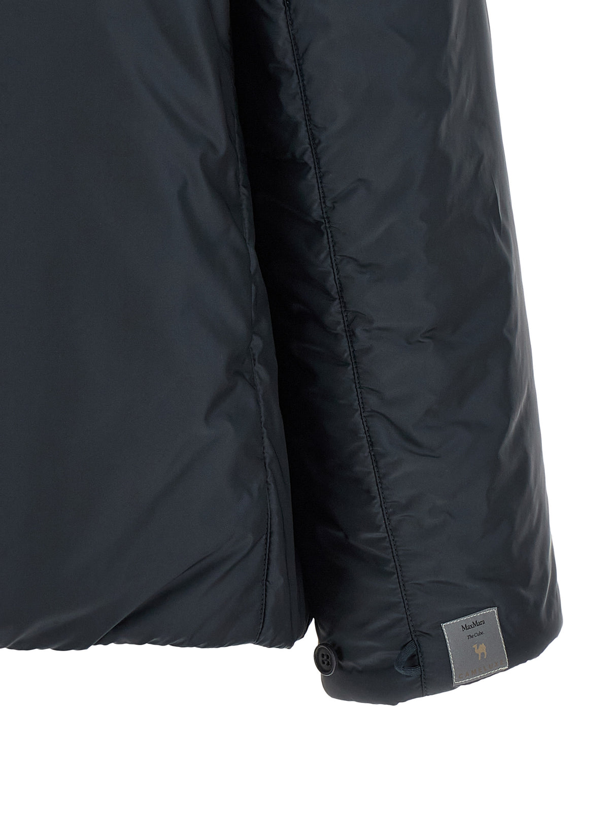 Max Mara Blue Polyester Shell Jacket