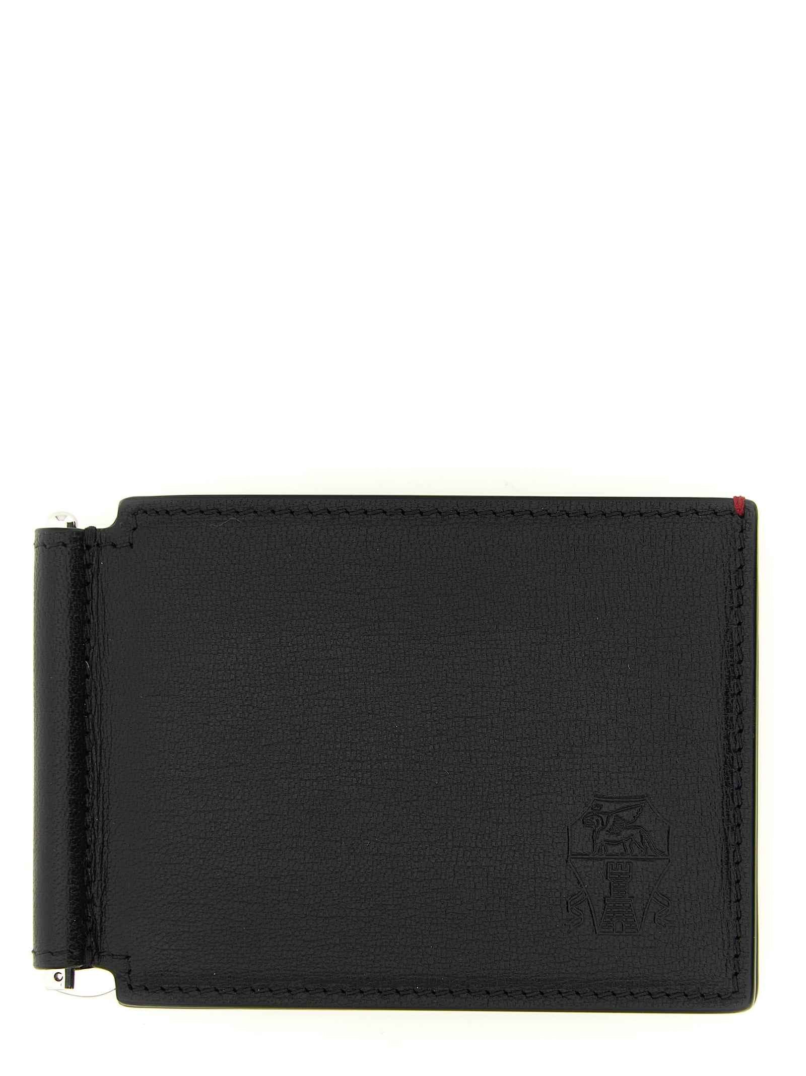 Brunello Cucinelli Black Goatskin Money Clip
