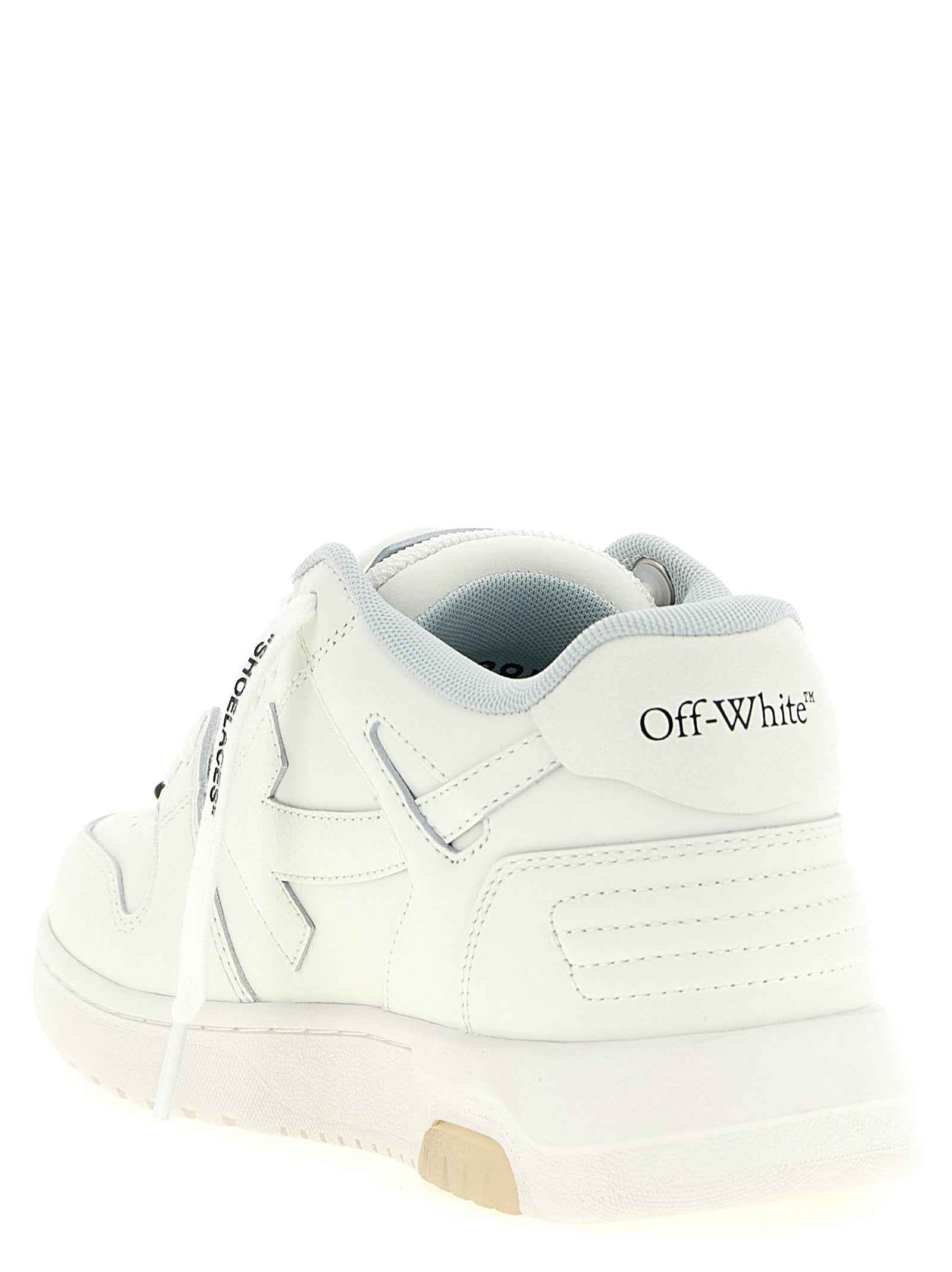 Off-White Bicolor Calfskin Athletic Sneakers