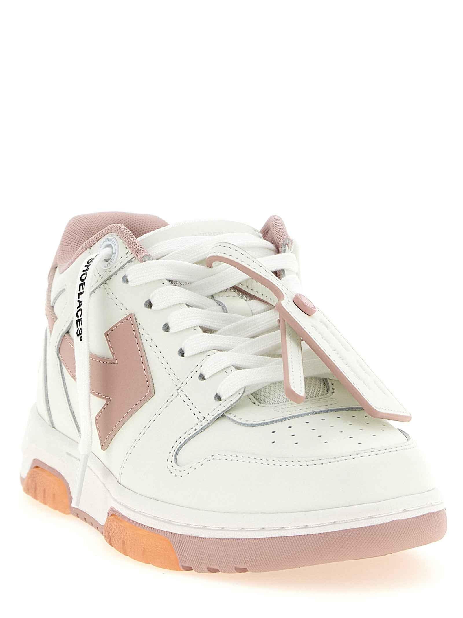 Off-White Multicolor Calfskin Athletic Sneakers