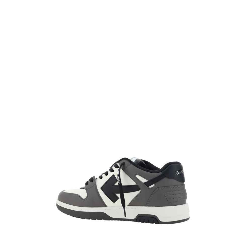 Off-White Multicolor Calf Leather Bos Taurus Athletic Sneakers