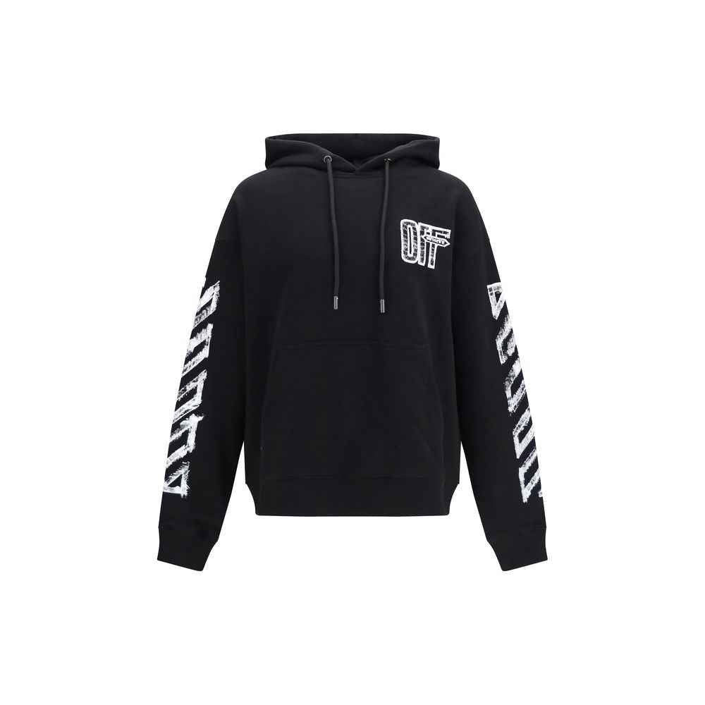 Off-White Black Cotton Sweatshirt