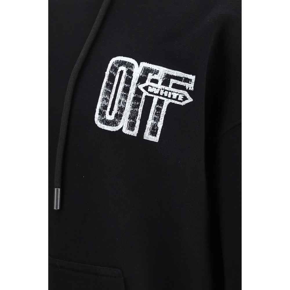 Off-White Black Cotton Sweatshirt