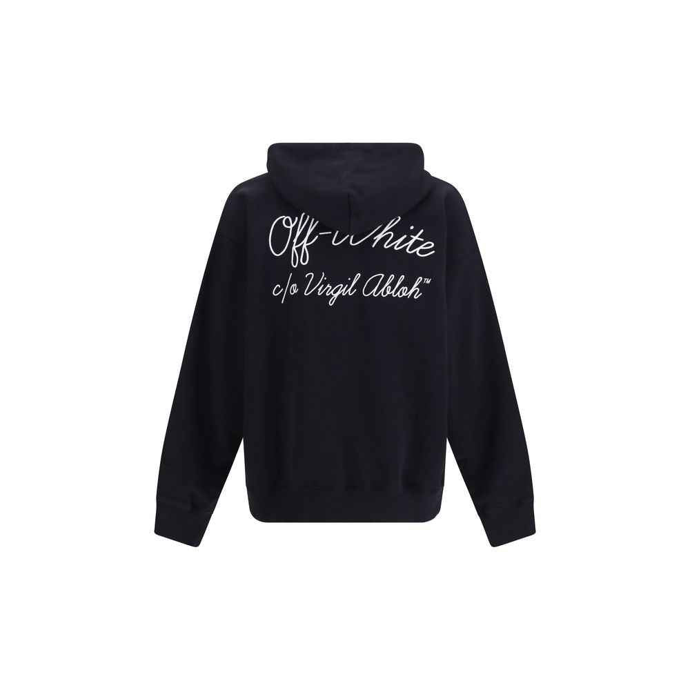 Off-White Black Cotton Sweatshirt