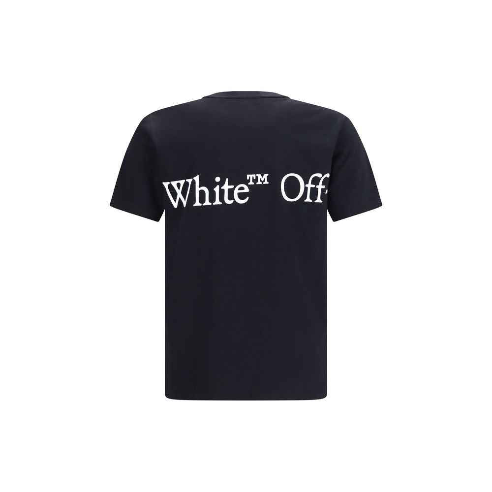 Off-White Black Cotton T-Shirt
