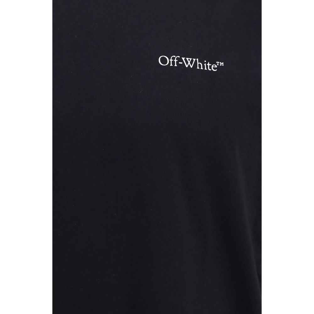 Off-White Black Cotton T-Shirt