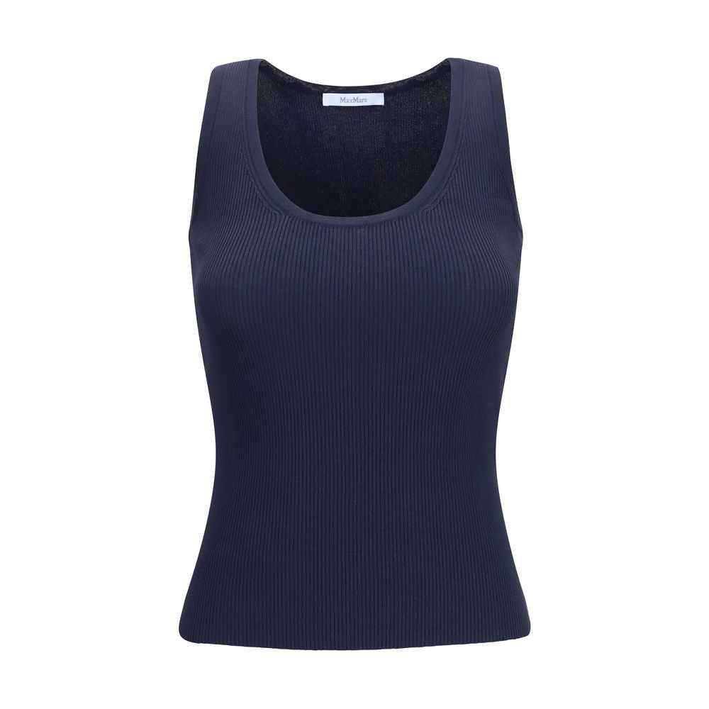 Max Mara Blue Viscose Tank Tops