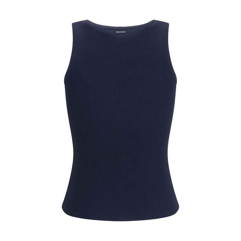 Max Mara Blue Viscose Tank Tops