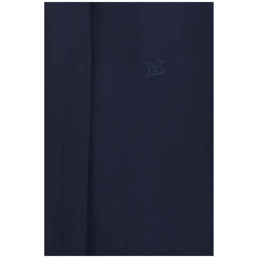 Max Mara Blue Silk Shirt