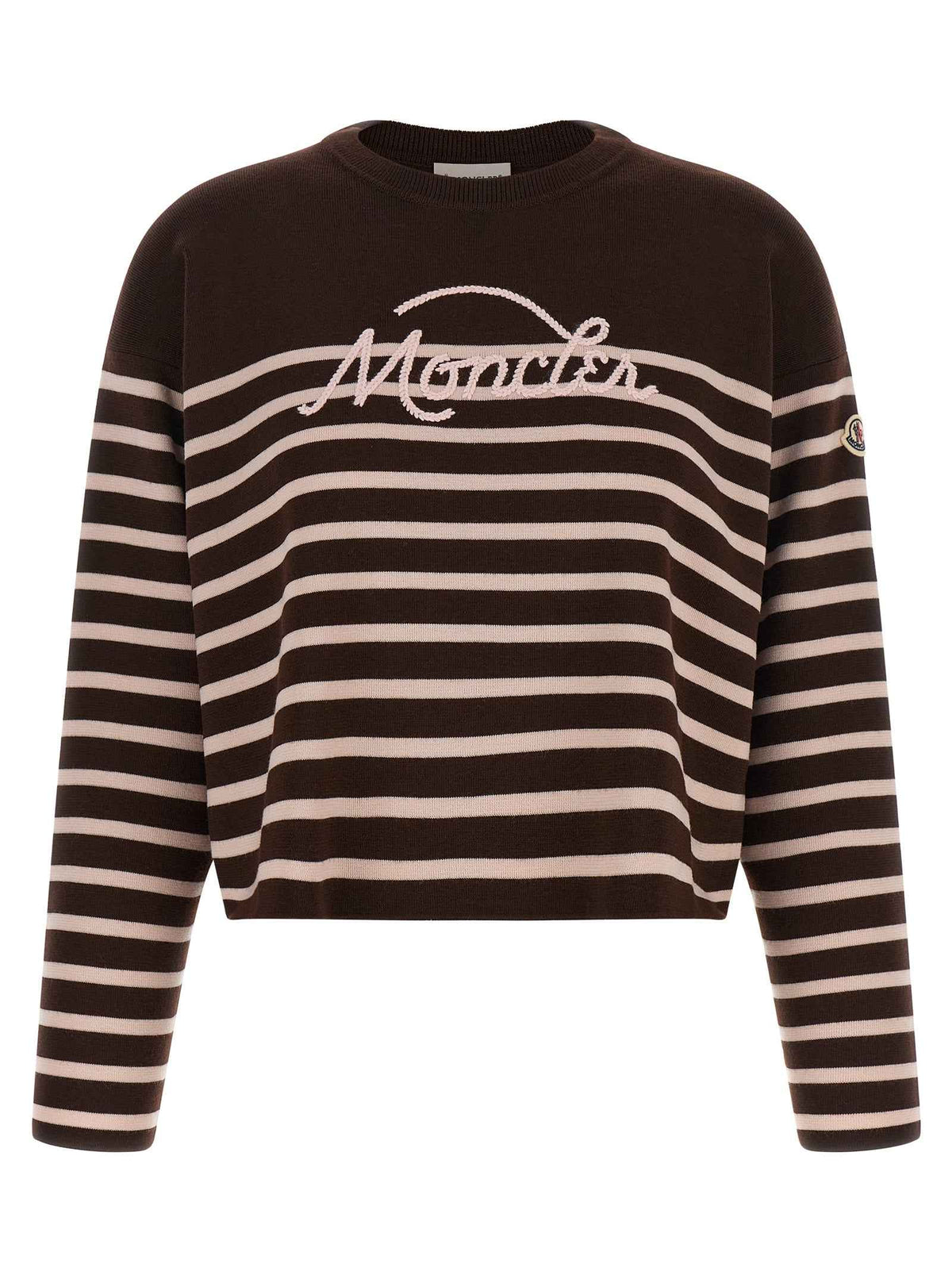 Moncler Brown Virgin Wool Cardigan