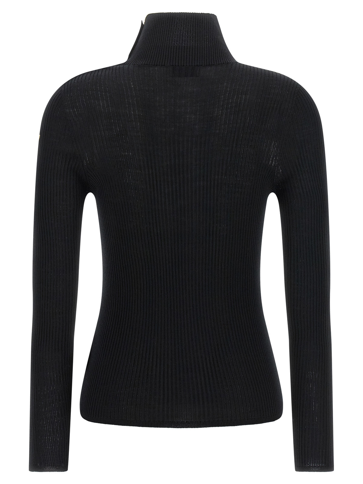 Moncler Black Virgin Wool Cardigan