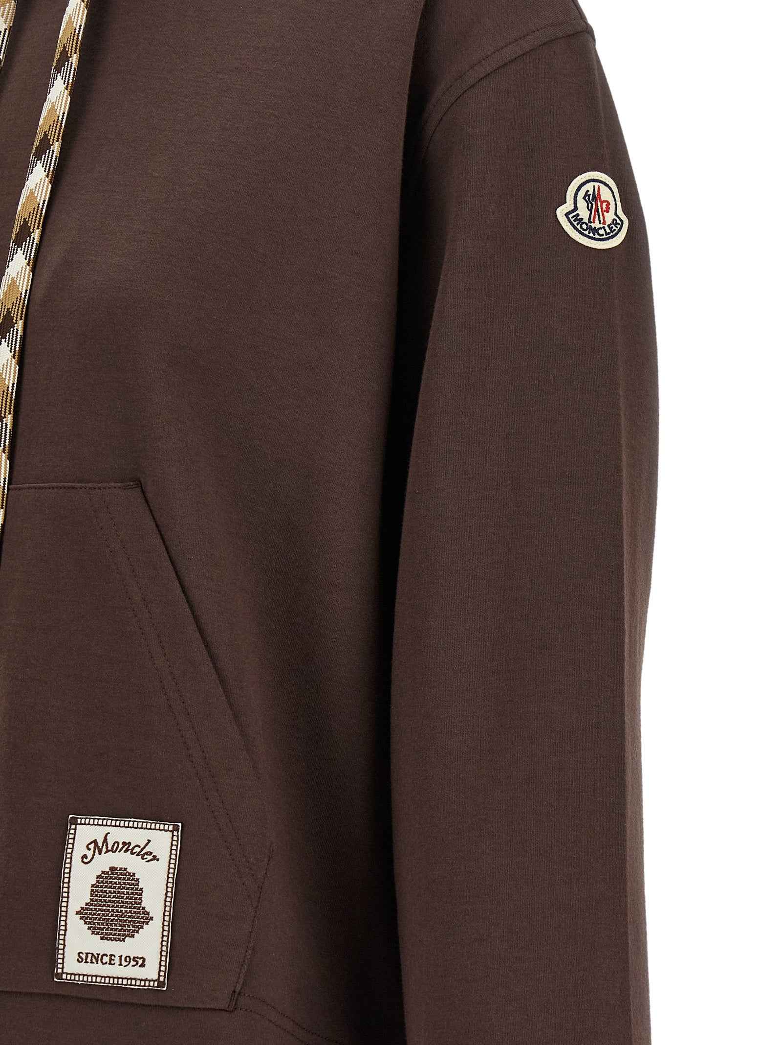Moncler Brown Cotton Sweatshirt