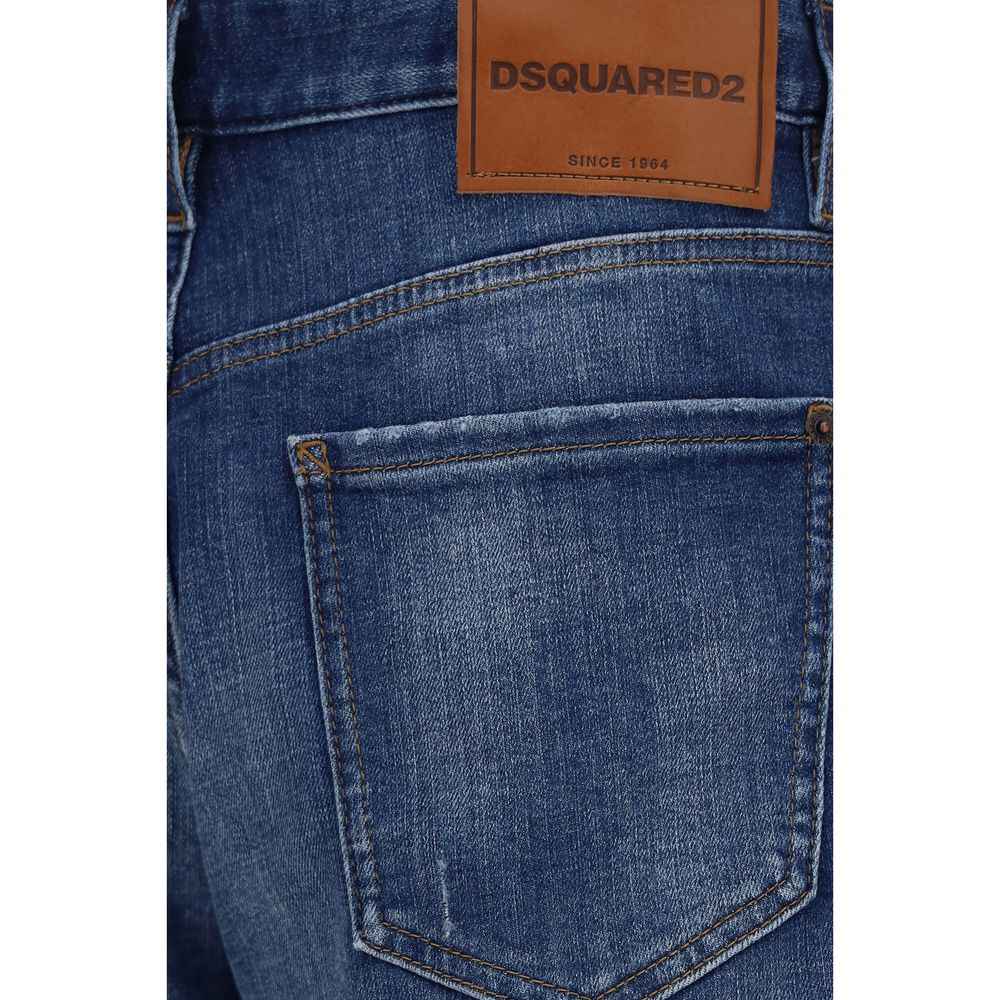 Dsquared² Blue Cotton Bermuda Shorts