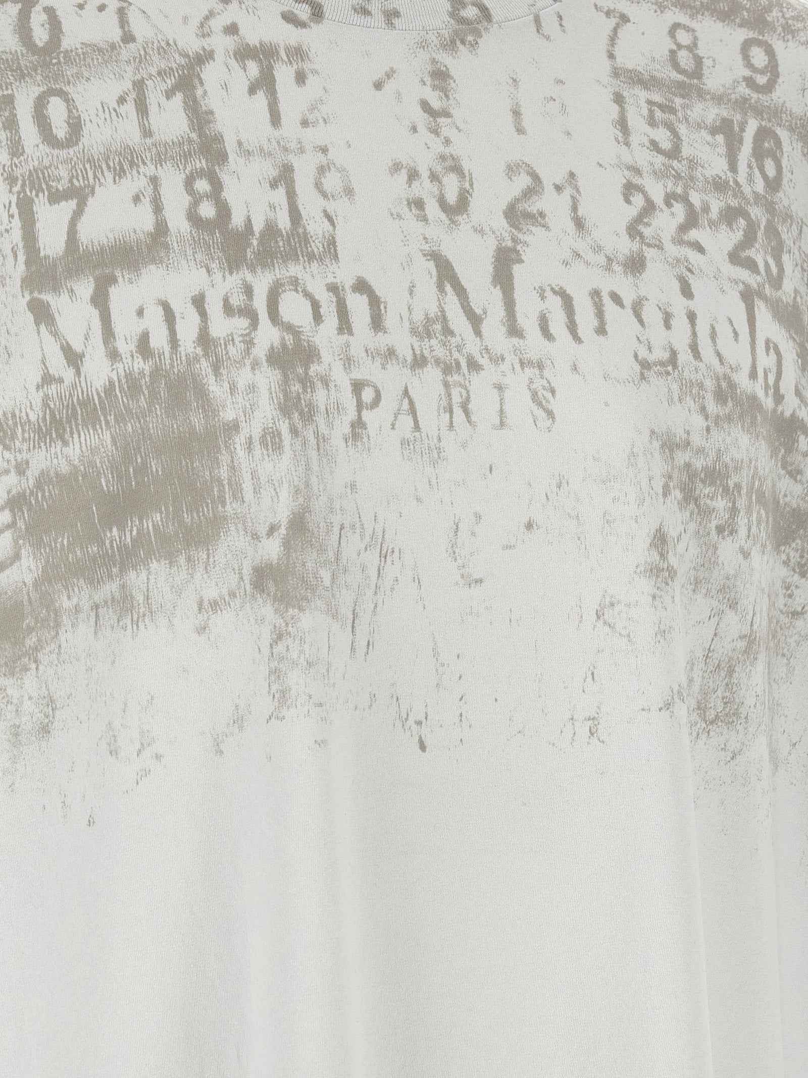 Maison Margiela Gray Cotton T-Shirt