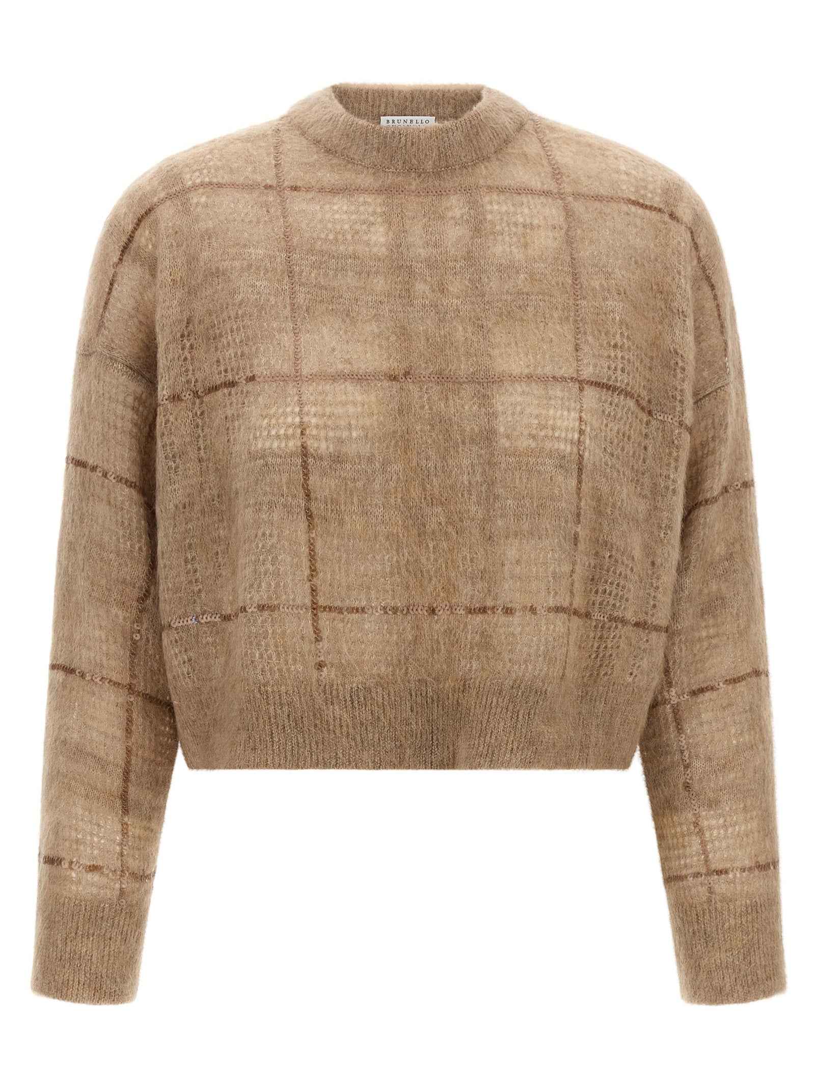 Brunello Cucinelli Beige Wool Cardigan