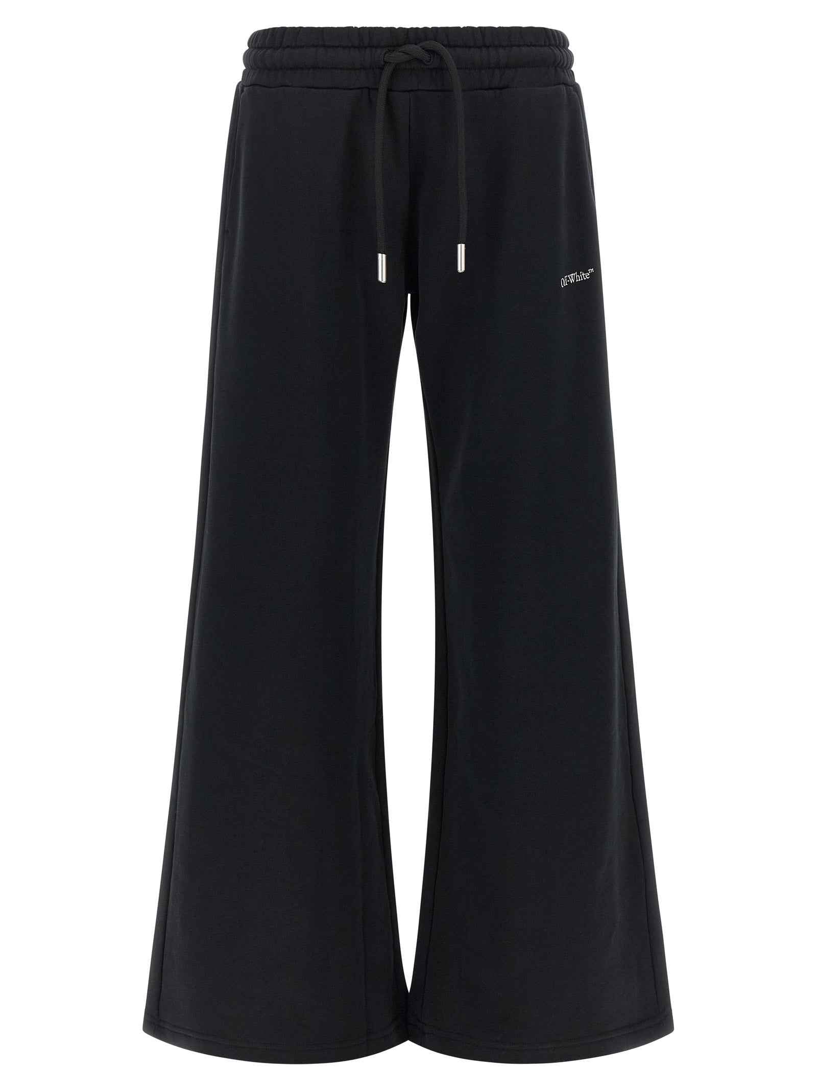 Off-White Black Cotton Joggers (Workout Pants)