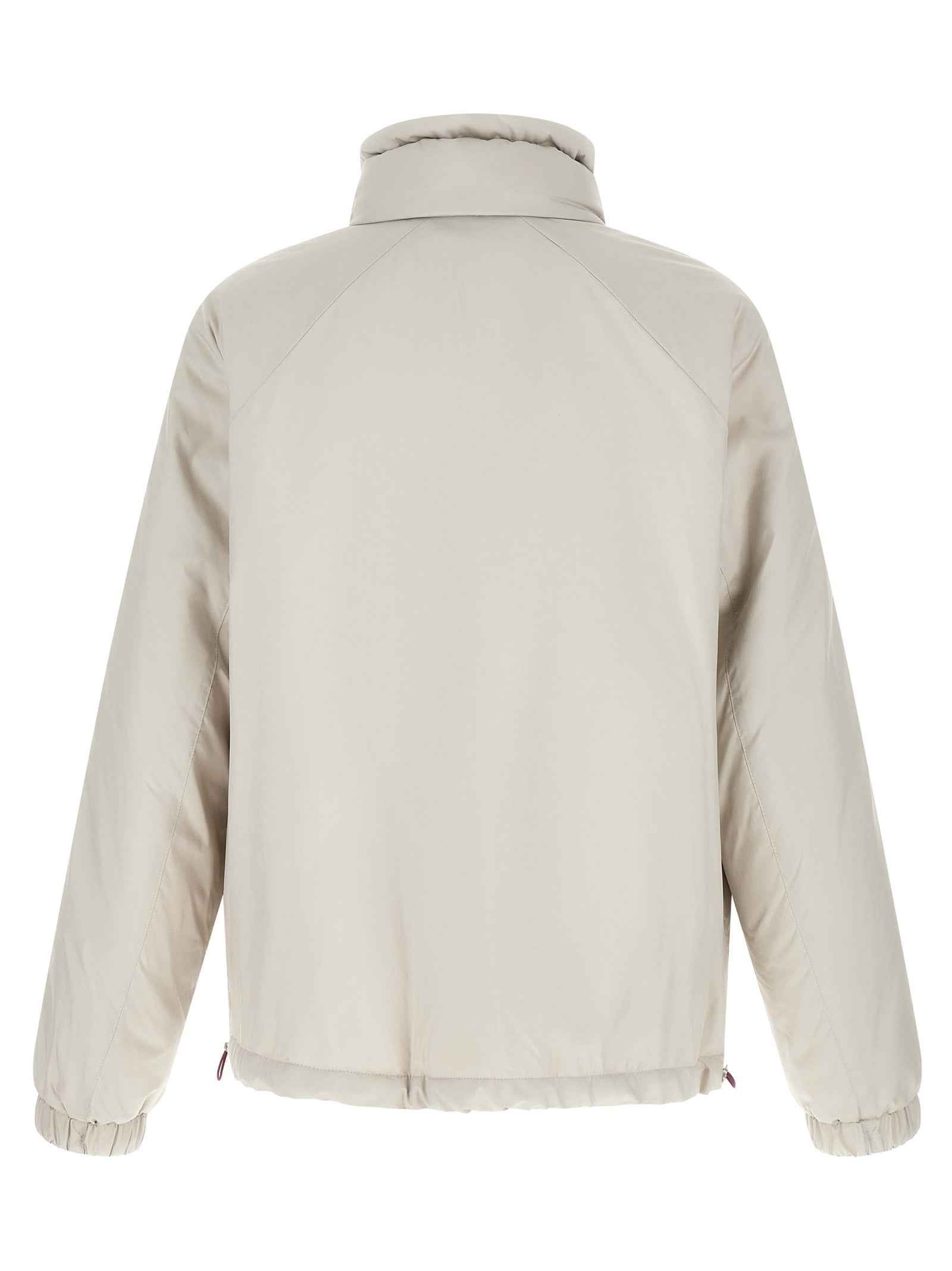 Brunello Cucinelli White Polyester Shell Jacket